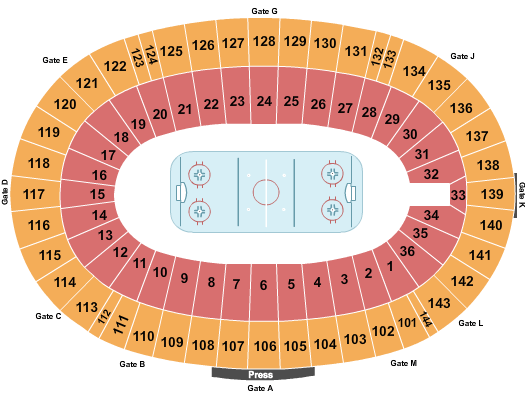 Winter Classic 2020 Seating Chart